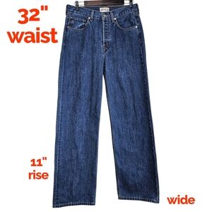 NWOT - ETICA - Stanton High Rise -Relaxed Wide Leg - Women's Jeans - 32" waist